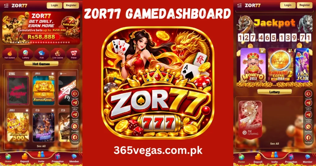  ZOR77 Game Dashboard
