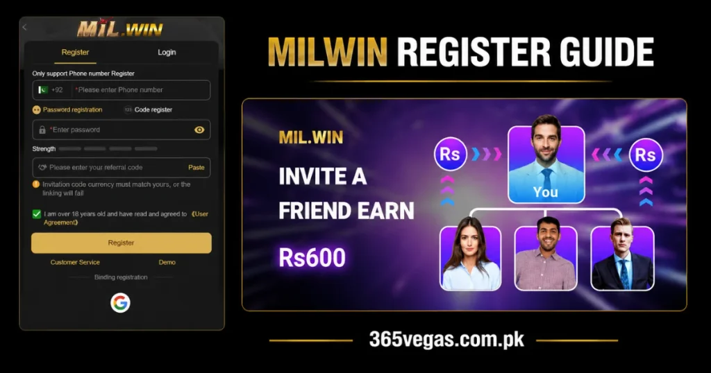 MILWIN game Register Guide