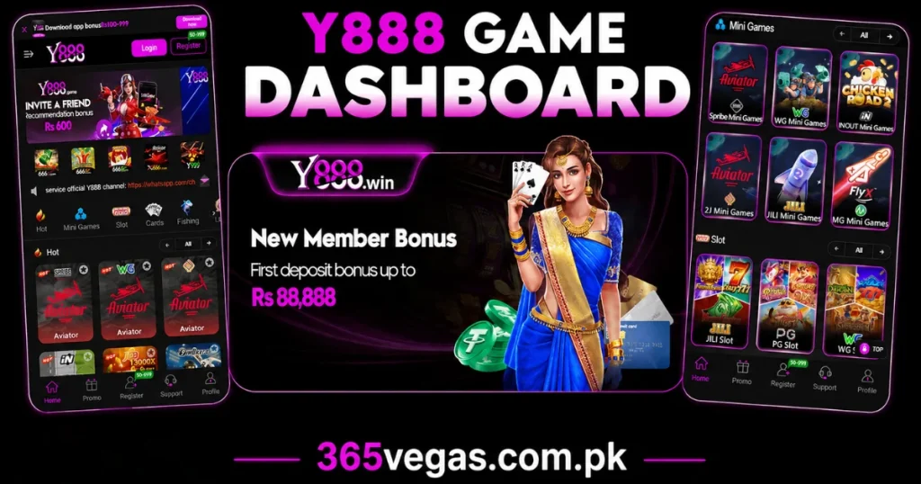 y 888 game Dasboard