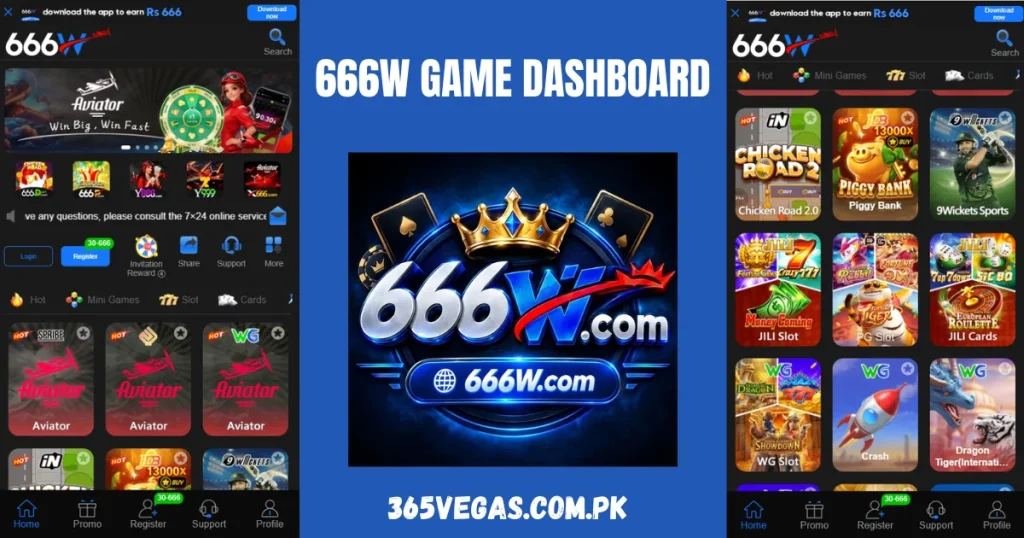 666W game Dashboard