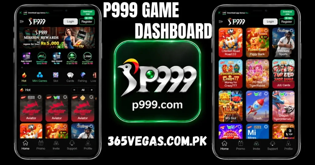 P999 game dashboard